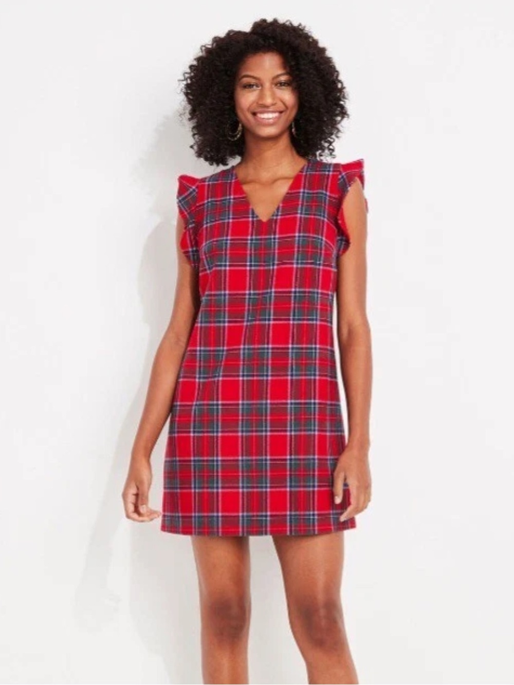 Vineyard Vines Nantucket tartan shift dress